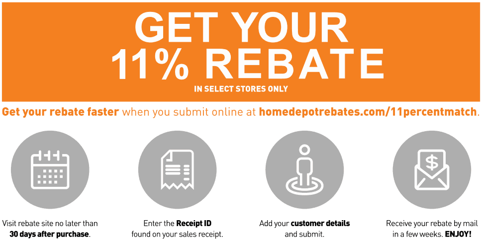 Home Depot Price Match Menards 11 Rebate